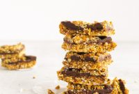 Turmeric Chocolate Snack Bars with Almonds and Sea Salt