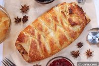 Creamy Cheese Strudel Recipe with Flaky Golden Pastry