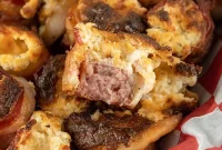 Air Fryer Bacon-Wrapped Kielbasa Bites — Quick Party Appetizer