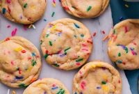 Funfetti Sugar Cookies with Rainbow Sprinkles: Soft & Chewy Recipe