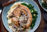 Garlic Butter Mushroom Pork Chops Without Canned Soup