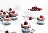 Decadent Chocolate Cherry Cupcakes with Cherry Filling