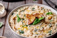 Creamy Spinach and Artichoke Risotto with Mascarpone