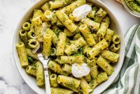 Spring Pea, Mint & Arugula Pesto Recipe for Fresh Pasta