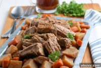 Tender Slow-Cooker Beef Roast with Garlic and Herbs