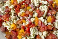 Cauliflower Crunch Salad with Honey Jalapeño Dressing Recipe