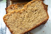 Moist Almond Flour Banana Bread Made with Oil