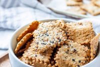 Crispy Sourdough Discard Crackers Recipe for Zero-Waste Snacks