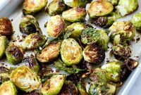 Crispy Oven-Roasted Brussels Sprouts with Balsamic Glaze
