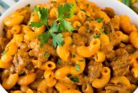 Copycat Hamburger Helper Recipe: Homemade Cheesy Beef Skillet