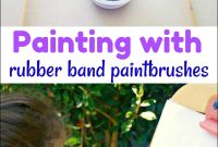 Creative Rubber Band Paintbrush Techniques for Unique Art