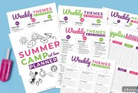 Printable Summer Camp-at-Home Planner: Daily Schedules & Activities