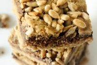 Keto Chocolate Sunflower Butter Stuffed Cookie Bars