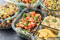 Hot and Cold Turkey Taco Meal Prep with Video Tutorial