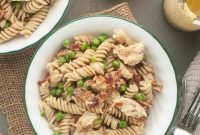Gluten- and Dairy-Free Bacon, Pea & Lemon Pasta Salad