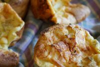 Savory Blue Cheese Popovers with Crispy Golden Tops