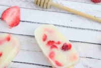 Strawberry Lemon Protein Popsicles Recipe for Refreshing Summer Treats