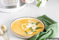Creamy Instant Pot Butternut Squash Soup Recipe for Fall