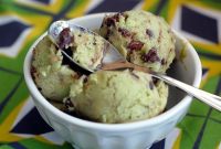 Minty Banana Avocado Ice Cream — No Machine Needed