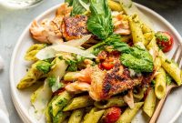 Salmon Pesto Pasta Recipe: Creamy 20-Minute Meal