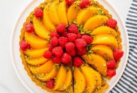 Crispy Pistachio Tart with Honey-Orange Glaze