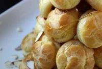 Almond Croquembouche: Almond Spun-Sugar Tower Dessert Tutorial