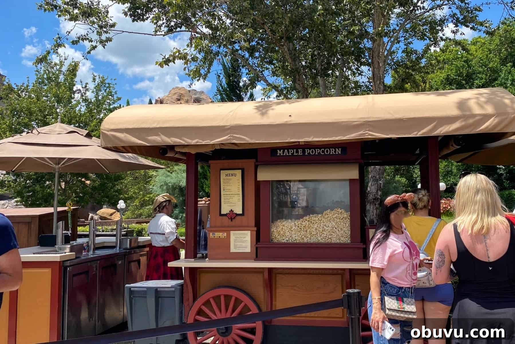 EPCOT Canada Pavilion Popcorn Review — What to Try and Skip 2 popcorn in canada maple popcorn stand