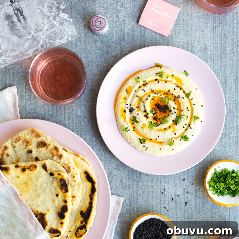 Silky Creamy Hummus Recipe: Smooth, Luscious & Quick to Make 2 Creamy Dreamy Hummus by Baking The Goods.