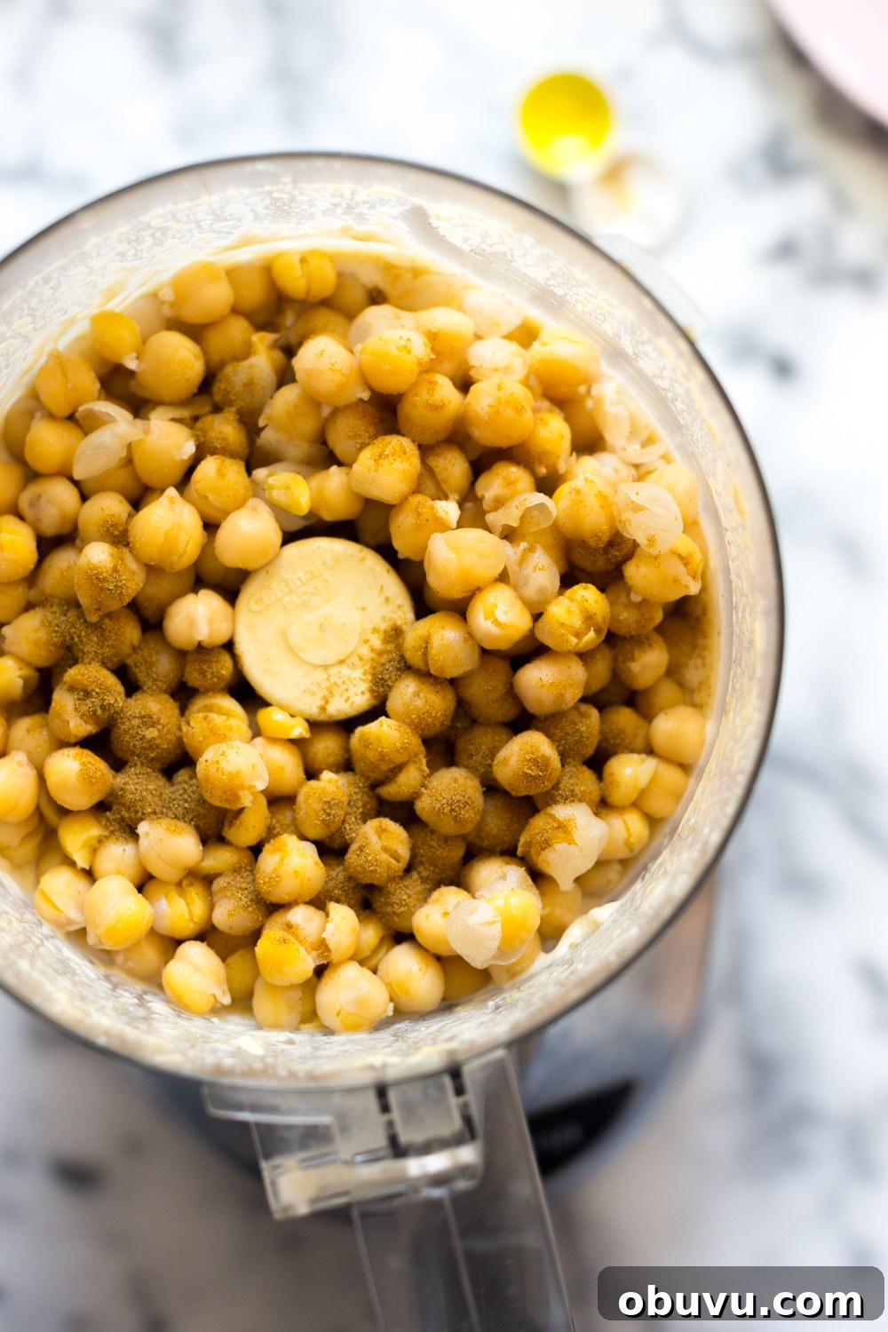 Silky Creamy Hummus Recipe: Smooth, Luscious & Quick to Make 8 Creamy Dreamy Hummus add chickpeas.