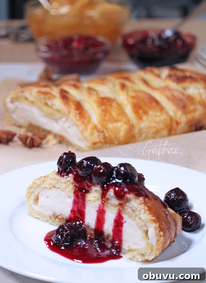 Creamy Cheese Strudel Recipe with Flaky Golden Pastry 2 Cheese Strudel