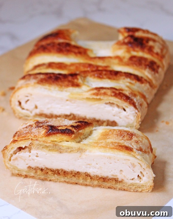 Creamy Cheese Strudel Recipe with Flaky Golden Pastry 3 Cheese Strudel