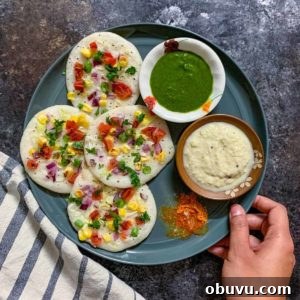 Vegetable uttapam