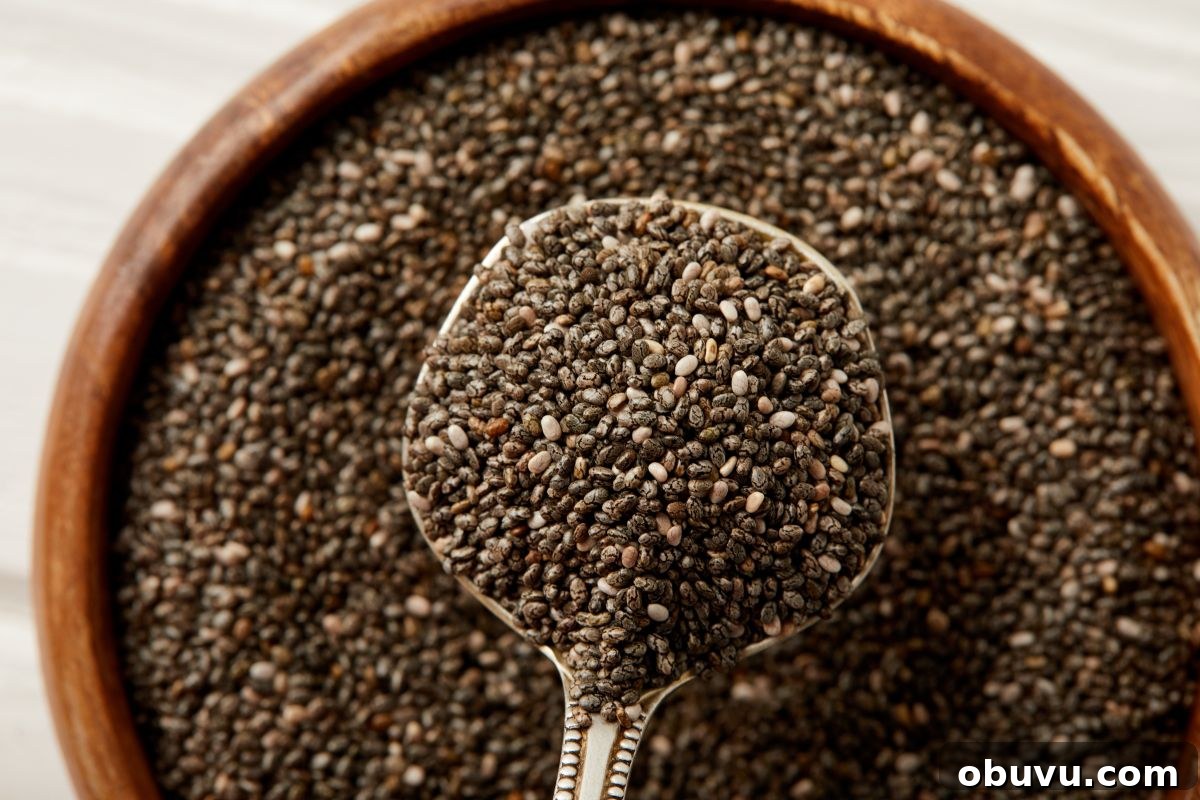 Essential Pregnancy Grocery List: 41 Must-Have Foods and Supplies 17 chia seeds