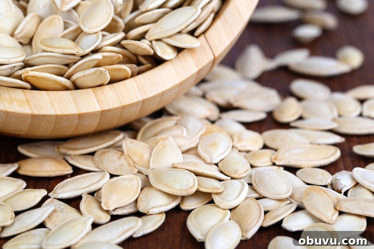 Essential Pregnancy Grocery List: 41 Must-Have Foods and Supplies 9 pumpkin seeds