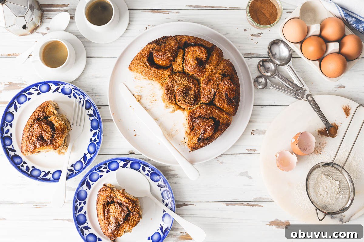 Spelt Cinnamon Braid Cake with Sticky Glaze 5 It's said that our sense of smell invokes profound feelings and emotions within us. Baking this spelt cinnamon bun cake put that to the test and confirmed that a tantalising aroma can put my brain into sensory overload. This recipe is loaded with cinnamon and cardamom infused with soy milk to make a sweet bake which is a traditional Scandinavian treat and for good reason, because it's utterly irresistable!