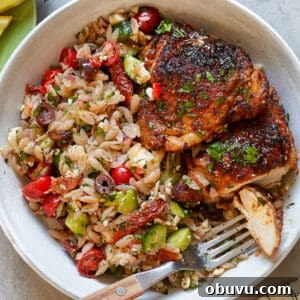 Easy Mediterranean Orzo Pasta Salad
