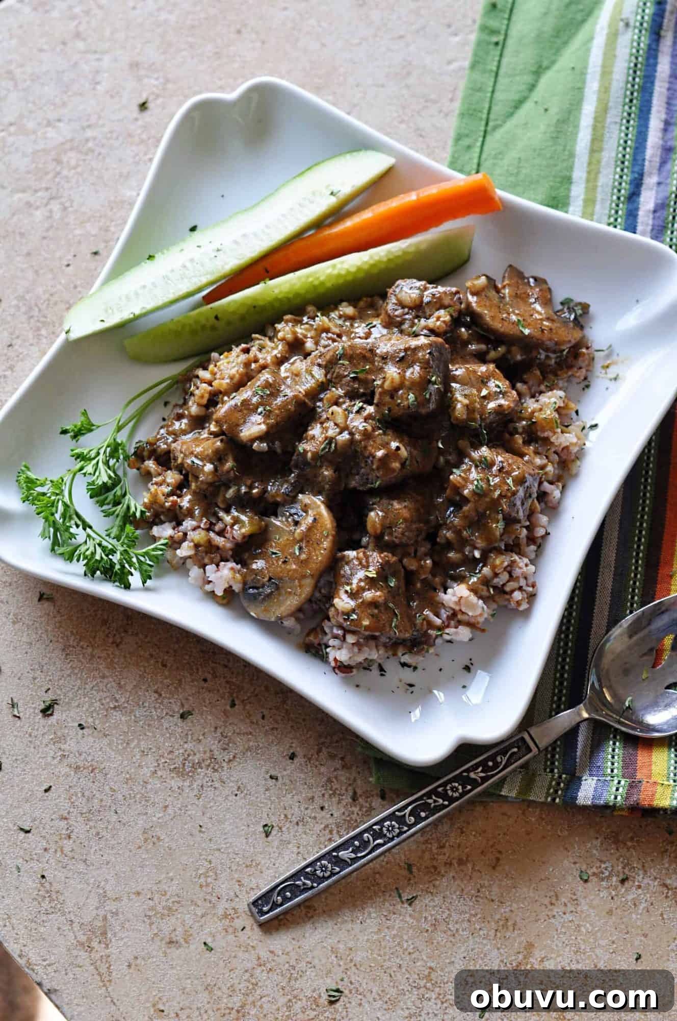 Hearty Beef Tips with Rice Recipe: Flavorful One-Pot Meal 3 Beef Tips Recipe