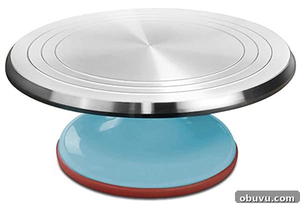 November Baking Challenge: Join the Bake Club + Win Prizes 3 A cake turntable and stand.