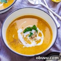 Creamy Roasted Sweet Potato Soup with Ginger and Thyme 8 Best Sweet Potato Soup