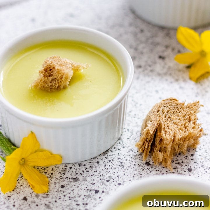 Creamy Roasted Sweet Potato Soup with Ginger and Thyme 10 Creamy Zucchini Soup
