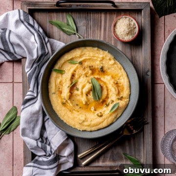 Brown Butter and Sage Polenta