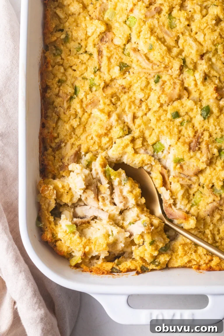 Soul Food Thanksgiving Menu 2024: 30+ Classic Recipes 20 pan of chicken and cornbread dressing