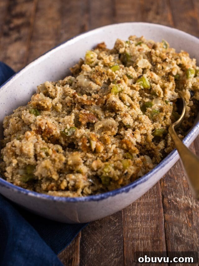 Soul Food Thanksgiving Menu 2024: 30+ Classic Recipes 25 serving dish with cornbread dressing