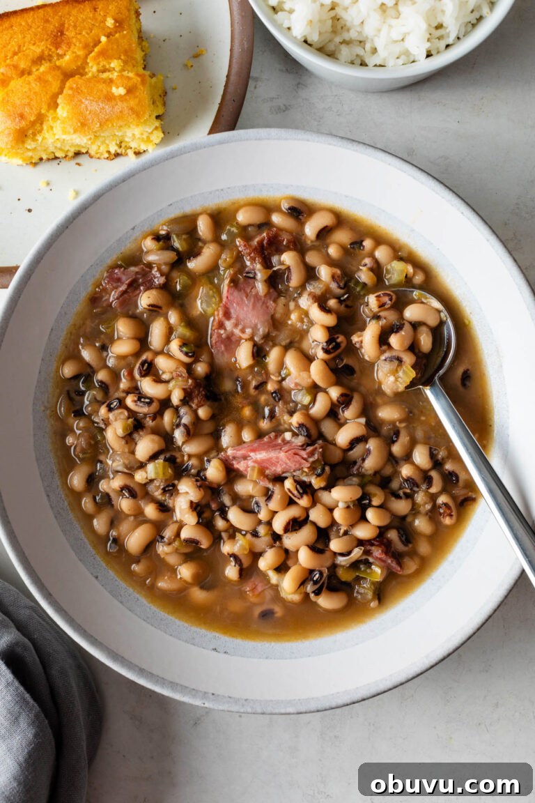 Soul Food Thanksgiving Menu 2024: 30+ Classic Recipes 26 bowl of black eyed peas