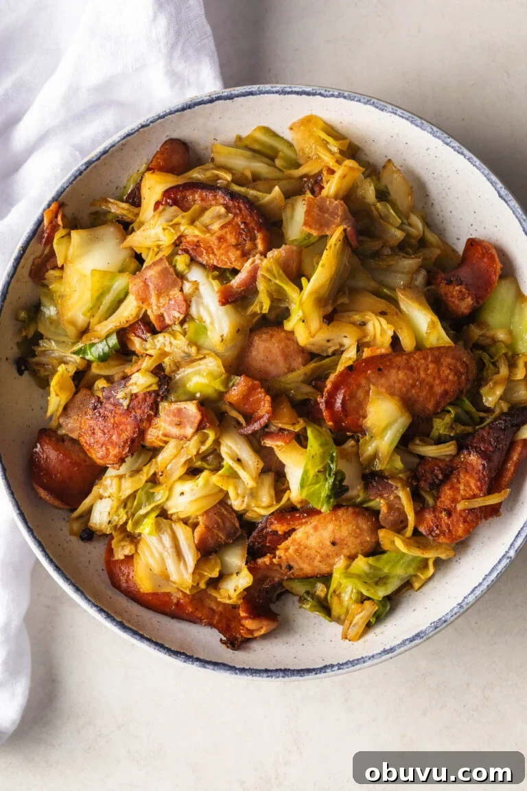 Soul Food Thanksgiving Menu 2024: 30+ Classic Recipes 29 bowl of southern fried cabbage