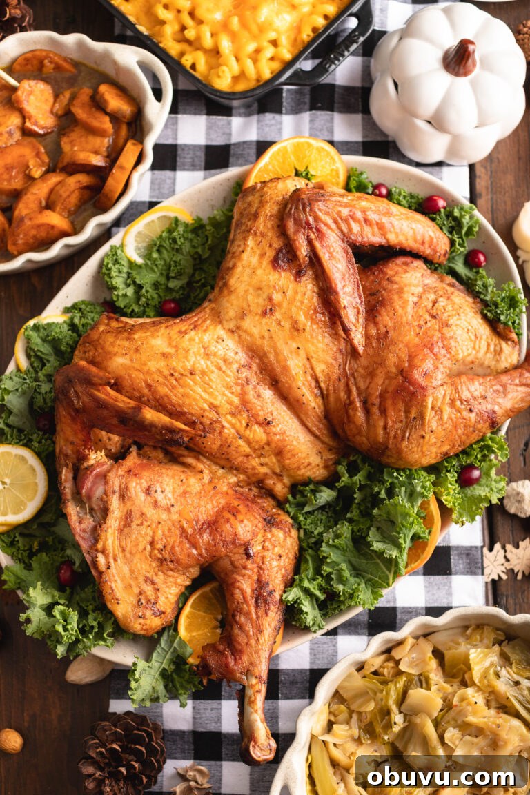 Soul Food Thanksgiving Menu 2024: 30+ Classic Recipes 8 Spatchcocked Smoked Turkey with Creole Butter Injection