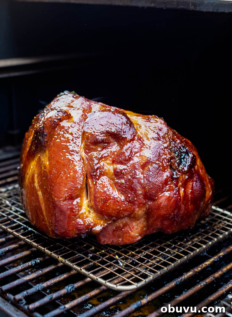 Soul Food Thanksgiving Menu 2024: 30+ Classic Recipes 9 Double Smoked Ham on the smoker