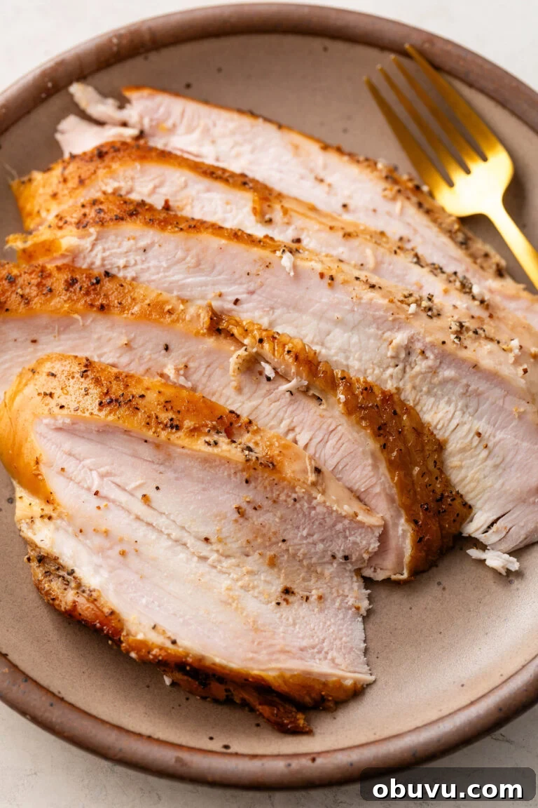 Soul Food Thanksgiving Menu 2024: 30+ Classic Recipes 10 sliced smoked turkey breast on a plate