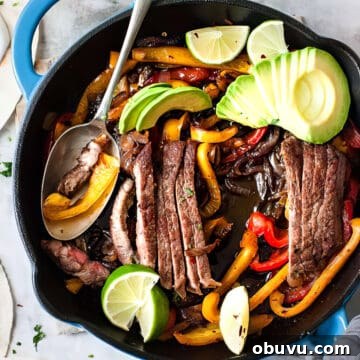 Weekly Family Meal Plan: Budget-Friendly Menu for Week 126 5 Steak fajitas with peppers and avocado in soft flour tortillas.
