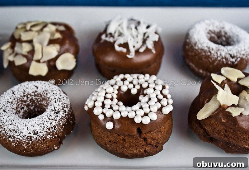 Gluten-Free Chocolate Baked Donuts; 2013 The Heritage Cook